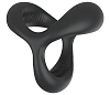SMD Tamer Adjustable Silicone Penis Pleasure Ring, Ρυθμιζόμενο Δαχτυλίδι Πέους από Σιλικόνη, Black