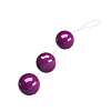 SMD Opaline, Silicone Kegel Balls, Koλπικές Μπάλες Kegel από Σιλικόνη, Σετ των 3, Deep Purple