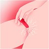 Tracy's Dog Surreal App Controlled Lipstick Vibrator, Silky-Soft Silicone, Portable & Whisper-Quiet With 10 Vibration Modes, Red