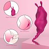 SMD Wearable Full Stealth App-Controlled Panty Vibrator, Remote Control Clitoral G-Spot Stealth Stimulation, 9 Vibrations, Pink
