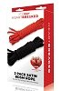 Whipsmart Heartbreaker Silky Bondage Rope 5m, 2pcs Pack, Red / Black