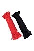 Whipsmart Heartbreaker Silky Bondage Rope 5m, 2pcs Pack, Red / Black