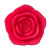 SMD Analyzer Rose Triple, Butt Plug Set, Πρωκτική Σφήνα από Σιλικόνη Σετ των 3 (S / M / L ), Βlack / Red Rose