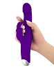 SMD Bunnie Hero, Rabbit Clitoral Stimulation and G Spot Vibrator 2-in1, Διπλός Δονητής με 10 Vibrating Modes, Purple