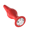 SMD The Smart Plug, App Controlled Butt Plug Vibrator, Πρωκτική Σφήνα με Δόνηση με Χειρισμό μέσω Κινητού & Remote, Red