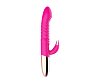 SMD Fullfiller X, 2-in-1 Thrusting Rabbit Vibrator With Heating Function, 5 Thrusting & 10 Vibrating Modes, 23cm, Pink