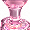 SMD Crystal Heart, Glass Butt Plug with Heart Gem, Γυάλινη Πρωκτική Σφήνα με Διακοσμητική Καρδιά στη Βάση 11cm, Pink