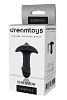 Dream Τoys Essentials Single Speed Star Arrow Plug & Removable Vibrating Bullet, Πρωκτική Σφήνα με Αποσπώμενο Bullet, 9cm, Black