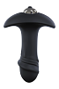 Dream Τoys Essentials Single Speed Star Arrow Plug & Removable Vibrating Bullet, Πρωκτική Σφήνα με Αποσπώμενο Bullet, 9cm, Black