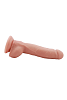 Dream Toys Mr Dixx, Dual Density Realistic Bendable Dildo with Suction Cup, Realistic Penis with Suction Cup, 23cm, Flesh