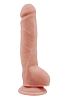 Dream Toys Mr Dixx, Dual Density Realistic Bendable Dildo with Suction Cup, Realistic Penis with Suction Cup, 23cm, Flesh