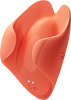 Tracy's Dog, Pockety Wearable Mini Vibrator, Dual-Hand Control & 7 Vibration Modes, Compact With Travel Lock, Coral Red