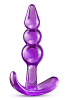 Blush B Yours Triple Bead Anal Plug, Purple