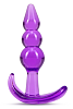 Blush B Yours Triple Bead Anal Plug, Purple