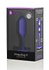 B-Vibe Snug Plug 2 Butt Plug 11cm, Purple