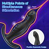 SMD Butt Plug Set For Couples Realistic Edition, Ρεαλιστική Πρωκτική Σφήνα από Σιλικόνη, Σετ των 3 (S / M / L ), Black