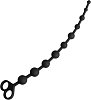 SMD Decimorum, Anal Silicone Chain with 10 Beads, Πρωκτικές Χάντρες Σιλικόνης, Black