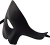SMD Misterio Black Phantom Roleplay BDSM Mask, Half-Mask Adjustable Design, Unisex, Black
