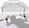 SMD Immobiliser, BDSM Bed Restraint System, με Ιμάντες, Χειροπέδες, Μάσκα και Tickler, Black