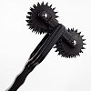SMD SpireX, Spiked Double 5 Row Pinwheel, Dual Sensitivity Wheel, Black