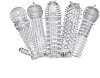 SMD Guardian X, Penis Sleeve With Ribbed Patterns Set of 5, Ανάγλυφες Θήκες Ενίσχυσης Πέους σε Διάφορα Σχήματα, Σετ 5 τμχ