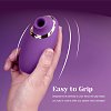 Tracy's Dog Flamingo S Clitoral Sucking Vibrator, 8 Intensities, Purple