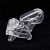 SMD EnCaged, Chastity Male Penis Cage, Adjustable 4 Fits, Hidden Lock & Hollow Design, Transparent