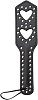 SMD Doit Paddle Studded Hearts 34cm από Vegan Leather, Black