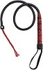 SMD Stallion, Leather Whip and Flogger, BDSM Μαστίγιο, Red / Black