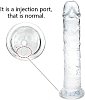 SMD Vanguard, Realistic Dildo 23cm Ρεαλιστικό Dildo με Βεντούζα, Clear