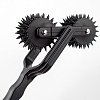 SMD SpireX, Spiked Double 5 Row Pinwheel, Dual Sensitivity Wheel, Black