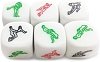 SMD Lucky Lovers White Dice, Couples Intimacy Game Play Dice With 6 Positions, Ερωτικό Ζάρι για Ζευγάρια με 6 Στάσεις, White