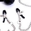 SMD Moanifesto, Mouth Gag with Nipple Clamps, BDSM Set Leather Φίμωτρο και Σφιγκτήρες Θηλών