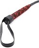 SMD Stallion, Leather Whip and Flogger, BDSM Μαστίγιο, Red / Black