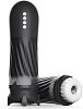 Tracy's Dog Steelcan Automatic Male Masturbator, 3 Twisting and 5 Thrusting Vibration Modes, Heating Function, Black