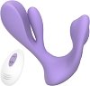 Tracy's Dog Swirlii Rotating Vibrator, Remote & Dual G-Spot & Clitoris Stimulation, Purple