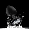 SMD Diamond Silicone Butt plug, Πρωκτική Σφήνα Σιλικόνης, 8cm, Medium, Black