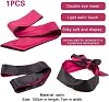 SMD Prime Instict, BDSM Satin Band Blindfold, Σατέν Μάσκα Ματιών 150cm, Black/Red