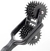SMD SpireX, Spiked Double 5 Row Pinwheel, Dual Sensitivity Wheel, Black