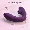 Tracy's Dog Juicy Clitoral Licking & G-Spot Vibrator 2 in 1, 7 Licking & 10 Vibration Patterns, Purple