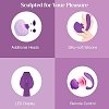 Tracy's Dog OG3 Clitoral Sucking Vibrator, Dual G-Spot & Clitoris Stimulation, 10 Vibration & Suction Modes, Purple