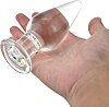 SMD Luxxaa Glass Butt Plug, Πρωκτική Σφήνα M 11.5cm, Transparent