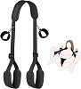 SMD Control me, BDSM Neck, Handcuffs & Thigh/Ankle Restraint System, Black