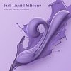 Tracy's Dog Junibell Clitoral Rabbit Vibrator, Dual Stimualtion, Liquid Silicone, 10 Vibration Modes, Whisper-Quiet, Lavender