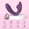 Tracy's Dog Juicy Clitoral Licking & G-Spot Vibrator 2 in 1, 7 Licking & 10 Vibration Patterns, Purple
