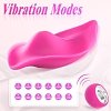 SMD Mini Wearable Clit Vibrator, Wireless Use with Controller, 12 Vibrating Modes, Pink
