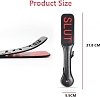 SMD SLUTED Fetish Spanking Paddle Series, BDSM Imprint Spanking Paddle, Faux Leather, 32cm, Black