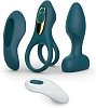 Tracy's Dog Maxikit Couples Vibe Set, Vibrating Cock Ring, Panty Vibrator & Butt Plug with Bullet, Green
