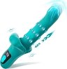 SMD Erotikon, Rose Clitoral Stimulation and G Spot Vibrator 2-in1, Διπλός Δονητής με 27 Stimulating Modes, Green
