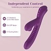 Tracy's Dog Beta Rabbit 3-in-1 Sucking Swing Vibrator, 3 Suction & 10 Vibration Modes, Purple